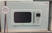 Daewoo Retro Microwave- Mint Green $80 Retail