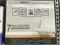 Gallery Perfect set of 7 Black Frames