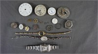 Group of Antique & Vintage Watch & Watch Parts