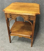 Oak Eastlake Style Parlor Table