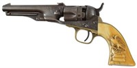Factory Engraved Colt Model 1862 Police Eagle Grip