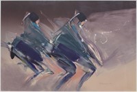JEAN RICHARDSON (OK 1940) NATIVE DANCERS MONOTYPE