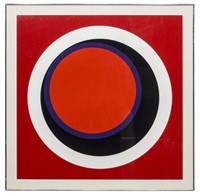 GENEVIEVE CLAISSE (FRENCH B 1936) OP ART SERIGRAPH