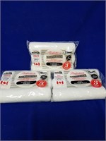 3 PACKS LINT FREE PAINT ROLLERS