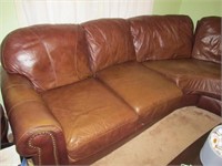 Lane Leather Sectional Sofa