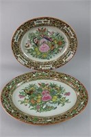 2 Famille Rose Platters