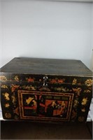Asian Hand Painted Chest