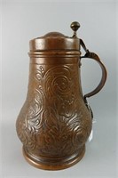 19th Century German Copper Stein