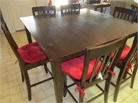 Solid Wood Dining Table & 6 Chairs
