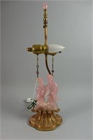 Pink Quartz Table Lamp