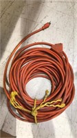 Heavy duty extension cord with three prong outlet