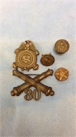 Group lot of military pins