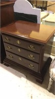 James town Sterling three drawer nightstand