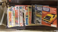 12 vintage motor trend automobile magazines