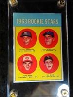 A 1963 Rookie Stars Baseball card