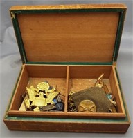 Vintage Behold the Fisherman wood box with a