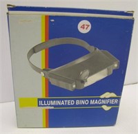 Illuminated Bino magnifier.