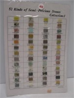 (52) Kinds of Semi precious stones collection.