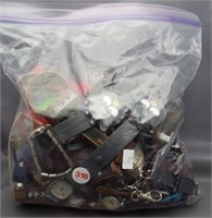 Large gallon zip lock bag full of watches