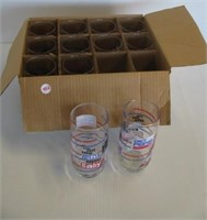 Set of (12) Vintage Diet Pepsi 17 oz. glasses