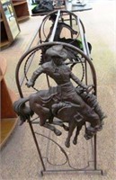 Decorative Metal Saddle Rack