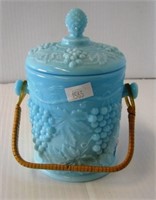 Very nice IG Imperial glass aqua milk glass