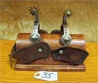 North & Judd used kids spurs with straps