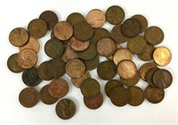 1920s-50s Wheat Pennies & 1902 Indian Head Penny