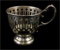 R. Wallace Sterling Silver Demitasse Cup Holder