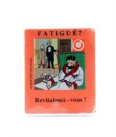 Hergé. Puzzle publicitaire Tintin Revitalose.