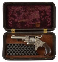 Forehand & Wadsworth Cased .22 Revolver