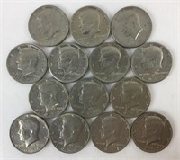 (14) Kennedy Half Dollar Coins