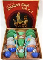 Akro Agate American Maid Mini Children's Tea Set