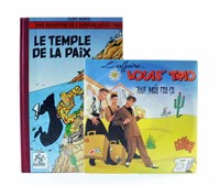 Le temple de la paix + disque vinyle. Eo de 1986.