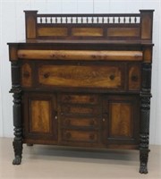 1860s Butlers Chest w/Rope Twist Columns