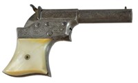 Factory Engraved Remington Vest Pistol .38 Rimfire