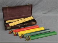 Early Oriental Mah Jong Gaming Set