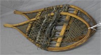 Pair of 1920s Walking Stick Snow Shoes