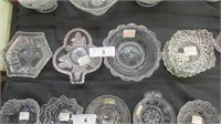 5 Pc Lot of Sm Pressed Glass Bowls