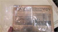 Dallas Dispatch Souvenir Edition Centennial Expo