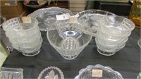 9 Pc Set  Of Clear 2-Panel Berry Ser