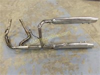 HARLEY DAVIDSON ROAD GLIDE FACTORY EXHAUST PIPES