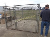 8 X 10 X 6 DOG KENNEL with 2 GATE DOORS
