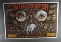 Winchester Repeating Arms Co Metal Sign 1974