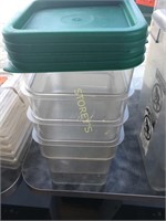 4qrt Poly Food Container w/ Lids