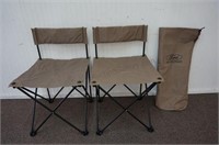 Pair Ford Explorer Canvas Folding Chairs & Tote