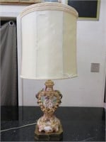 CAPODIMONTE STYLE LAMP 36"T