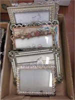 SELECTION OF JEWELED PHOTO FRAMES