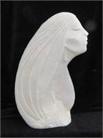 MODERN ART DECO LADY STATUE 20"T