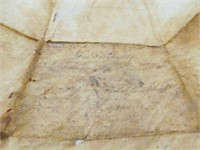 1749 Worcester Co. land grant with seal